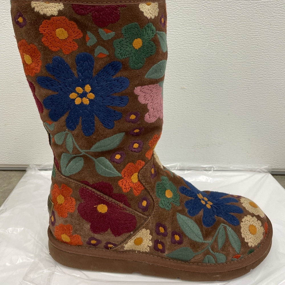 Women’s Floral Embroidered Ugg Boots